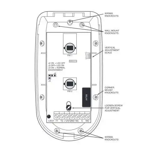 Kaksoisliikeilmaisin Dual-PIR