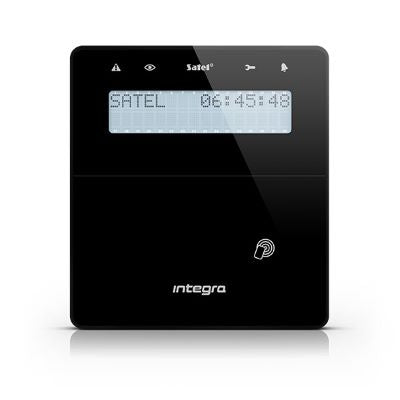 SATEL LCD-näppäimistö lukijalla, musta