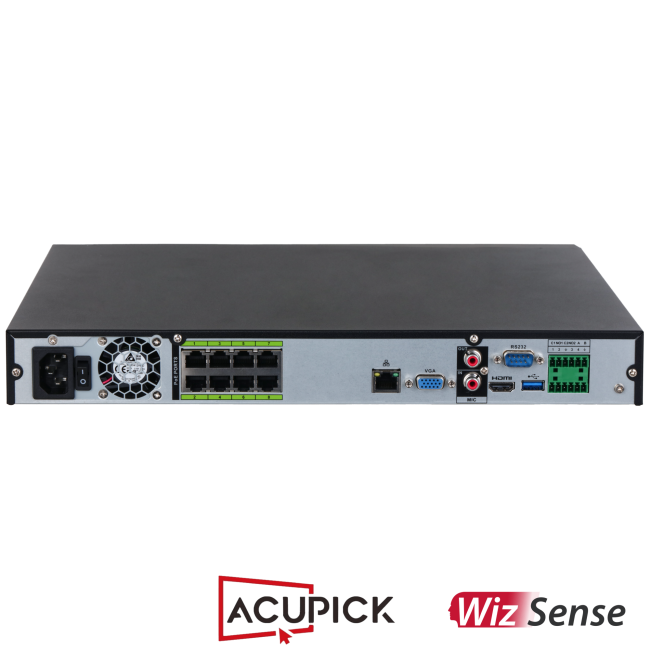 Dahua 8-kanavainen NVR-tallennin 2 HDD PoE