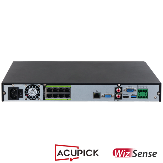 Dahua 8-kanavainen NVR-tallennin 2 HDD PoE