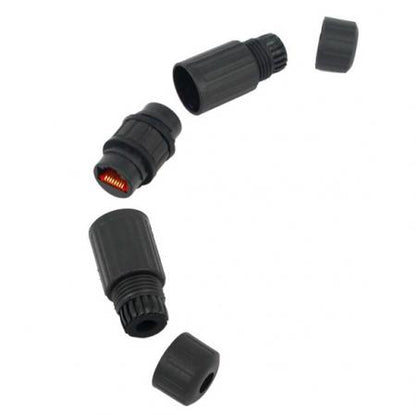 Cat6 suojattu jatkoliitin ulkokäyttöön