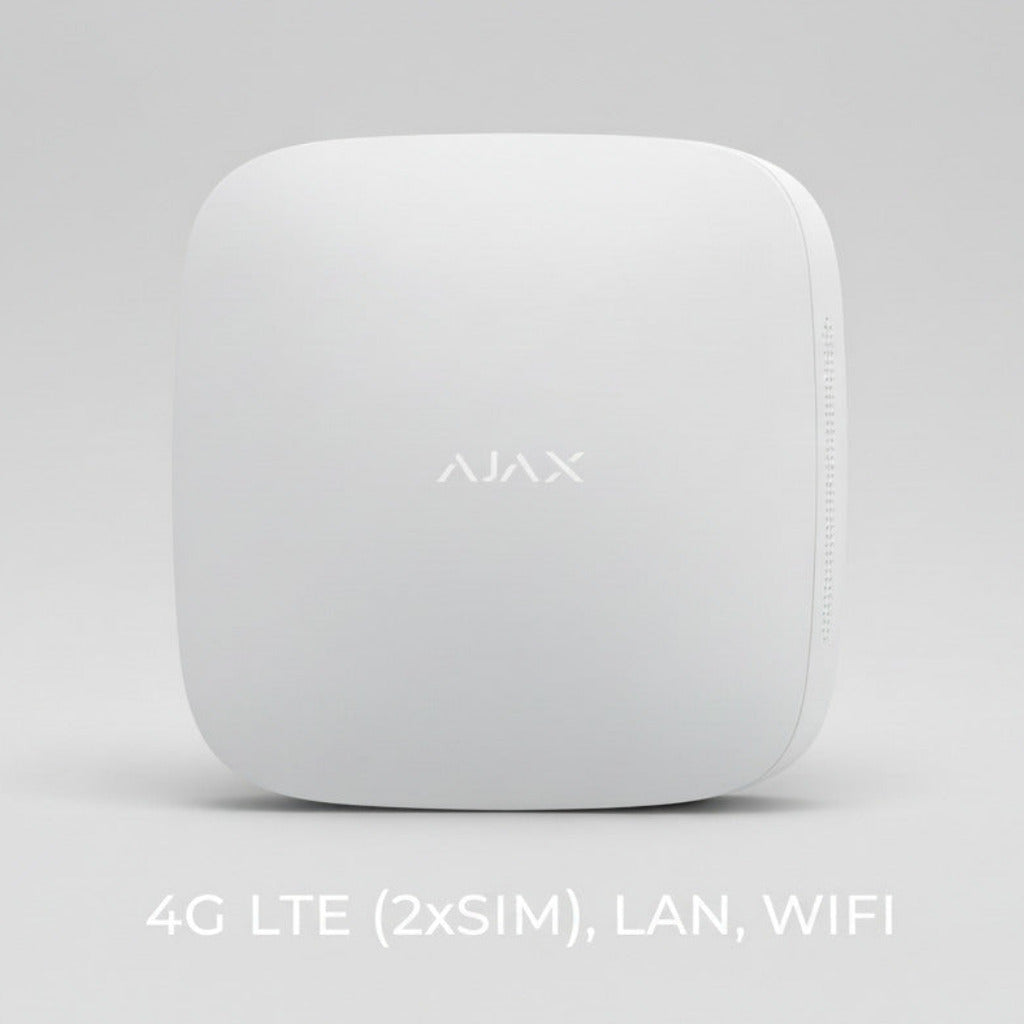AJAX Hub 2 Plus Langaton Hälytinkeskus - WiFi/4G/Ethernet