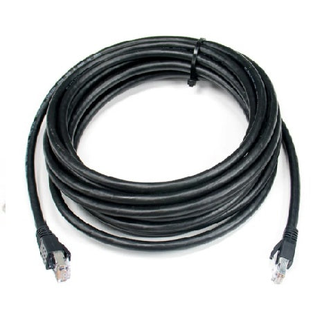 CAT6 F/UTP RJ45 1m Black Outdoor
