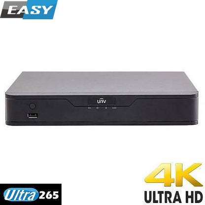 UNIVIEW NVR301-04X-P4 4-kanavainen PoE-tallennin 4K-tarkkuudella