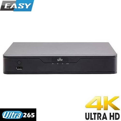 UNIVIEW NVR301-04X-P4 4-kanavainen PoE-tallennin 4K-tarkkuudella