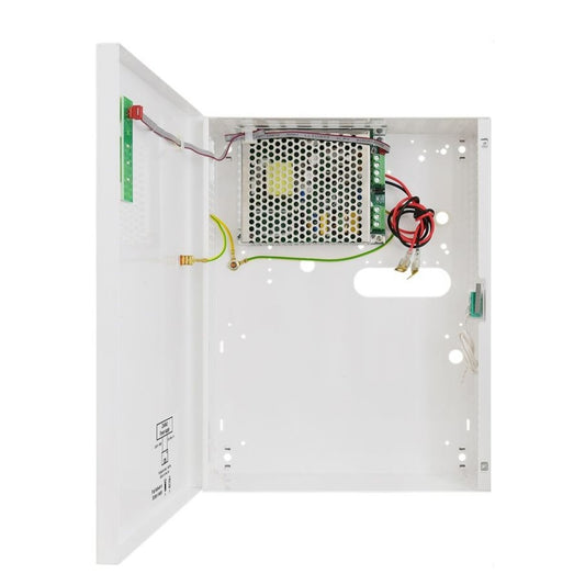 Virtalähde akkuvarmennuksella 13,8V / 5A (7–17 Ah)