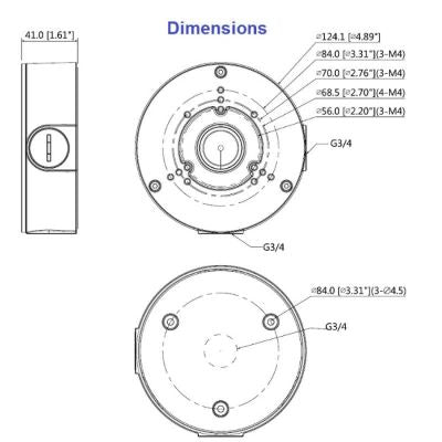 Monteringsdosa - Dahua PFA130-E