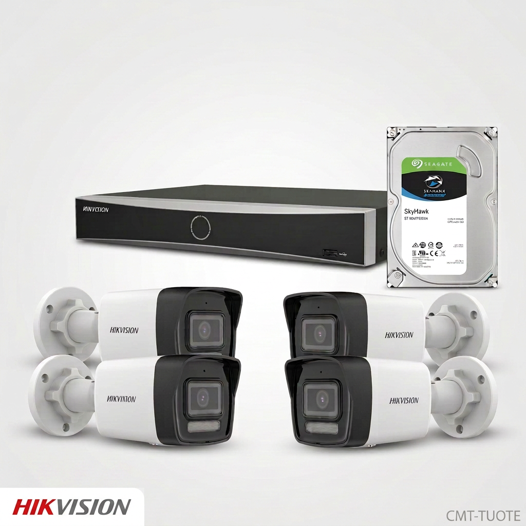 Hikvision-kameravalvontapaketin tuotekuva