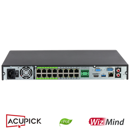 Dahua WizMind NVR 16-kanavainen 16PoE – IP-tallennin