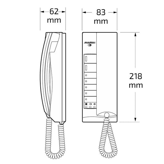 Ovipuhelinluuri FARFISA EXHITO EX362