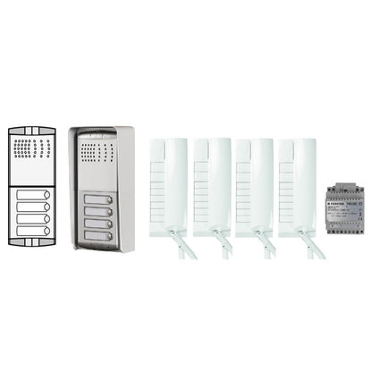 OUTLET: Farfisa ovipuhelinsetti 4 asuntoa - 4+1 tekniikka