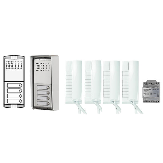 OUTLET: Farfisa ovipuhelinsetti 4 asuntoa - 4+1 tekniikka