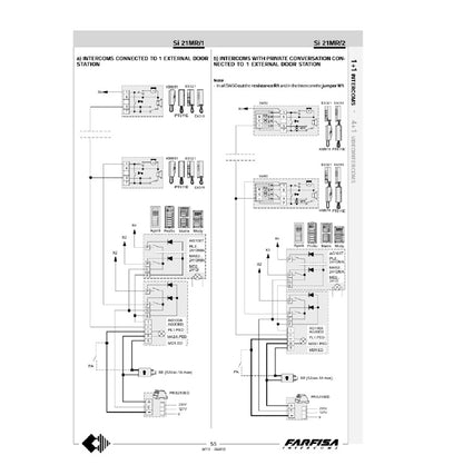 OUTLET: Farfisa ovipuhelinsetti 4 asuntoa - 1+1 tekniikka
