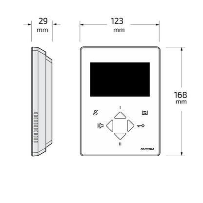 Ovipuhelinpaketti, Video - 2 Käyttäjää - Farfisa DUO