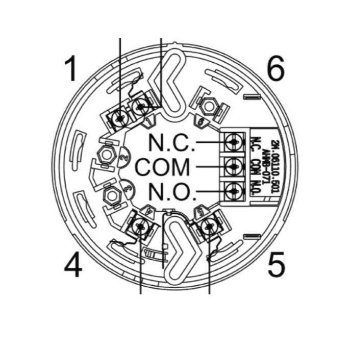 Savuilmaisin – no/nc, 12-30V DC